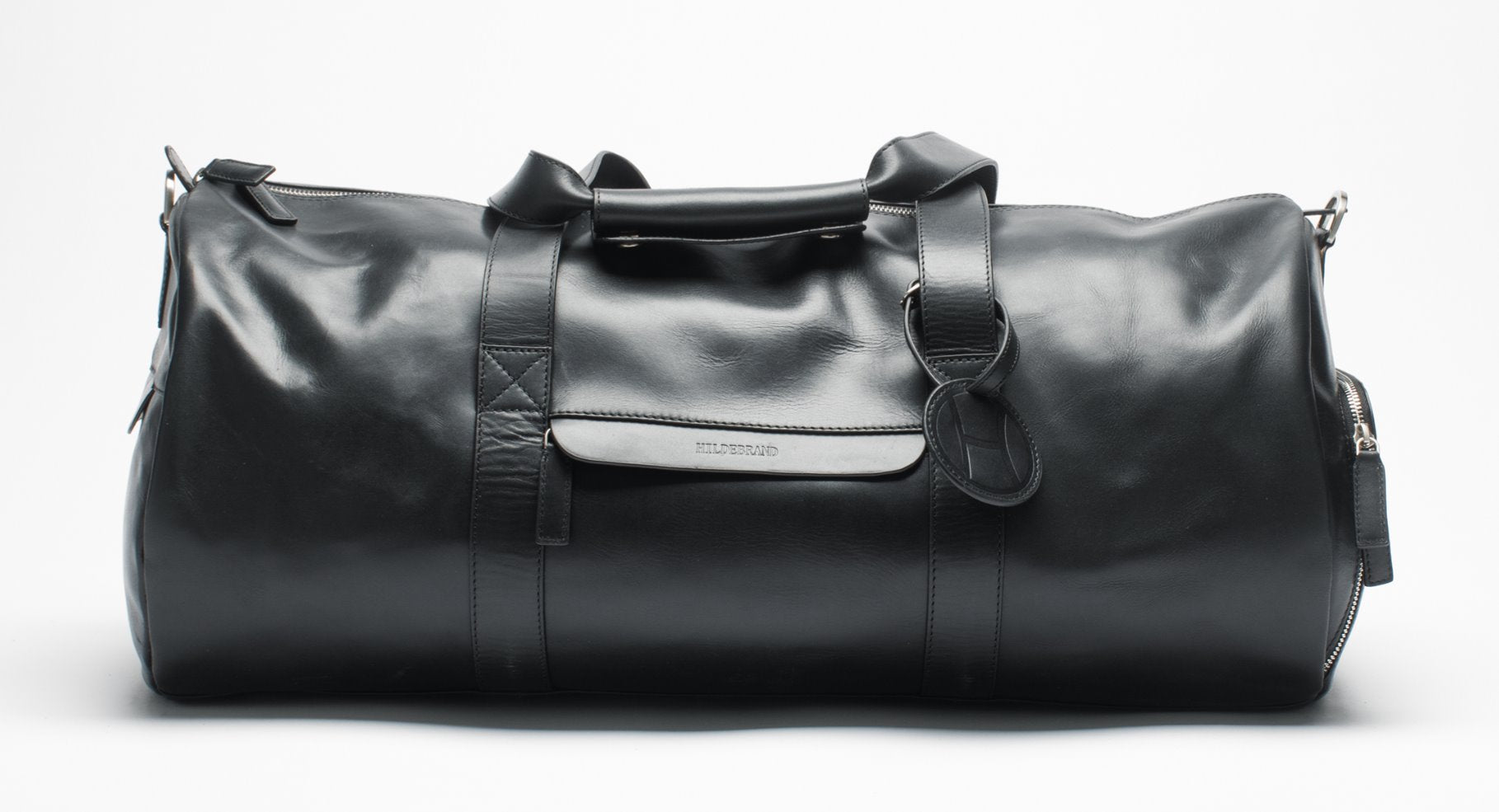 Leather Weekend Duffel Bag Black – Hildebrand