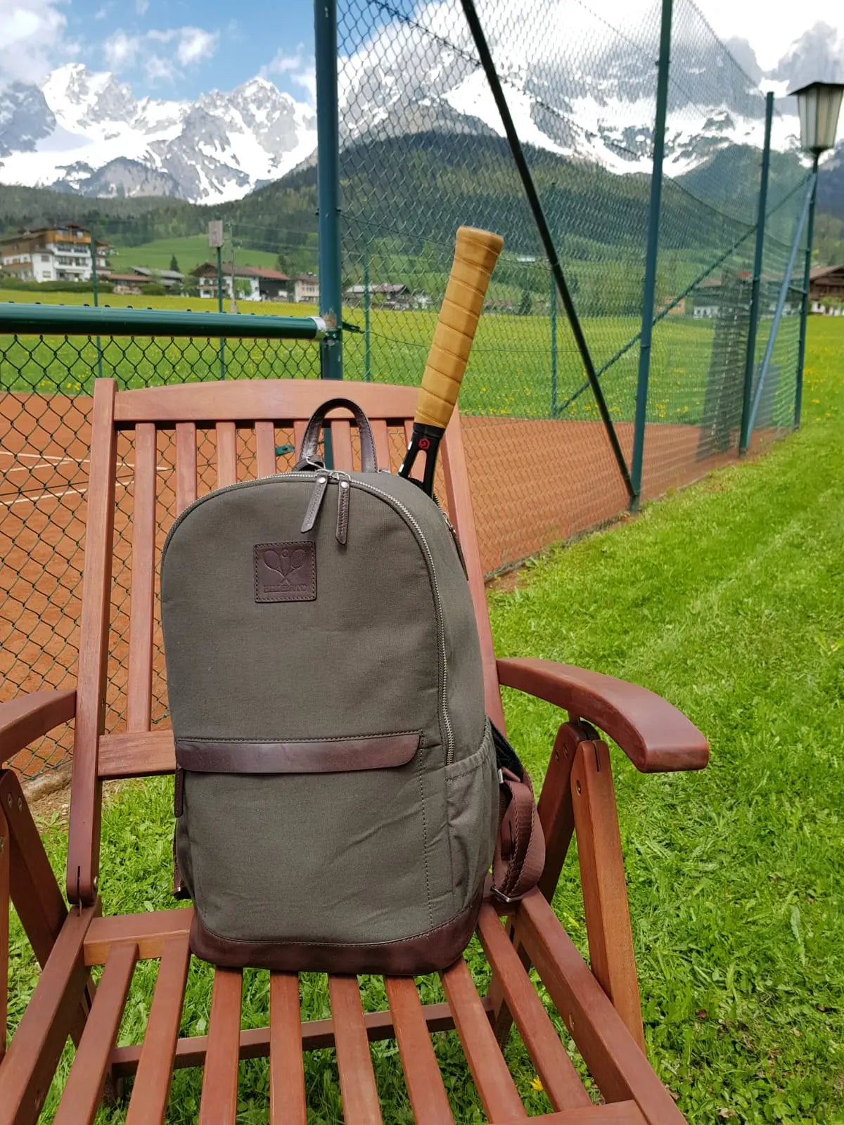 Tennis Back Pack Green Hildebrand-swe