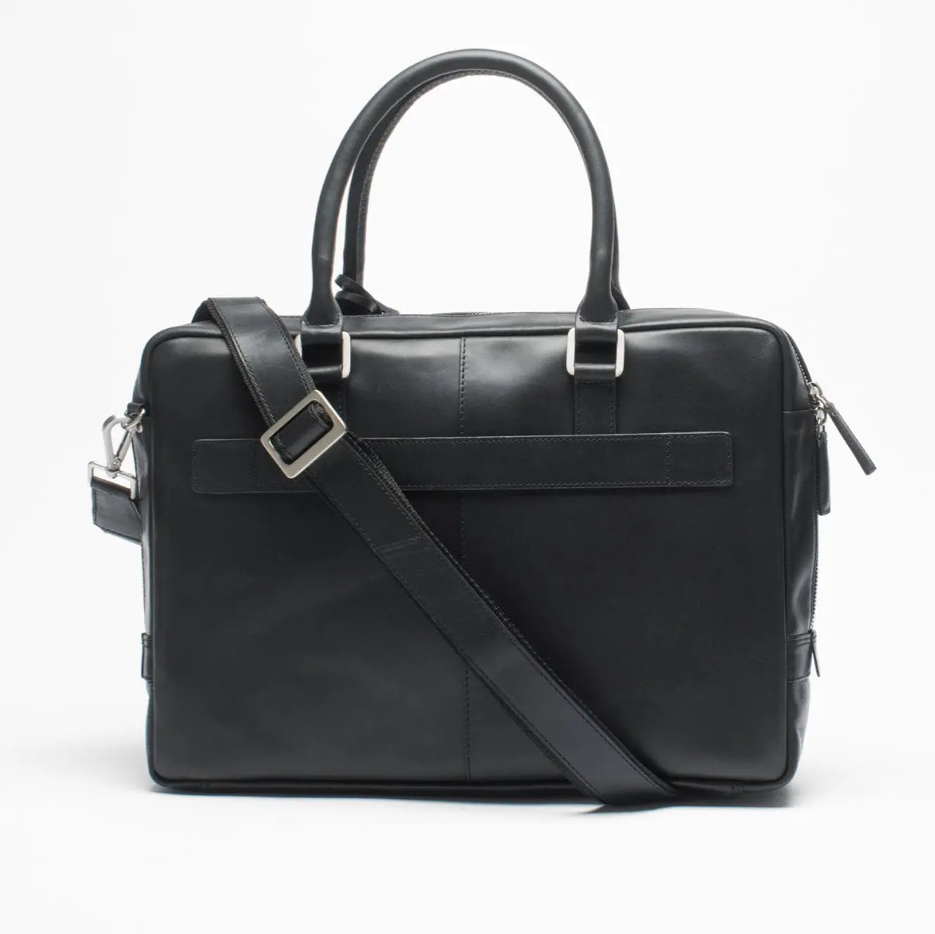 Leather Briefcase Black Hildebrand-swe