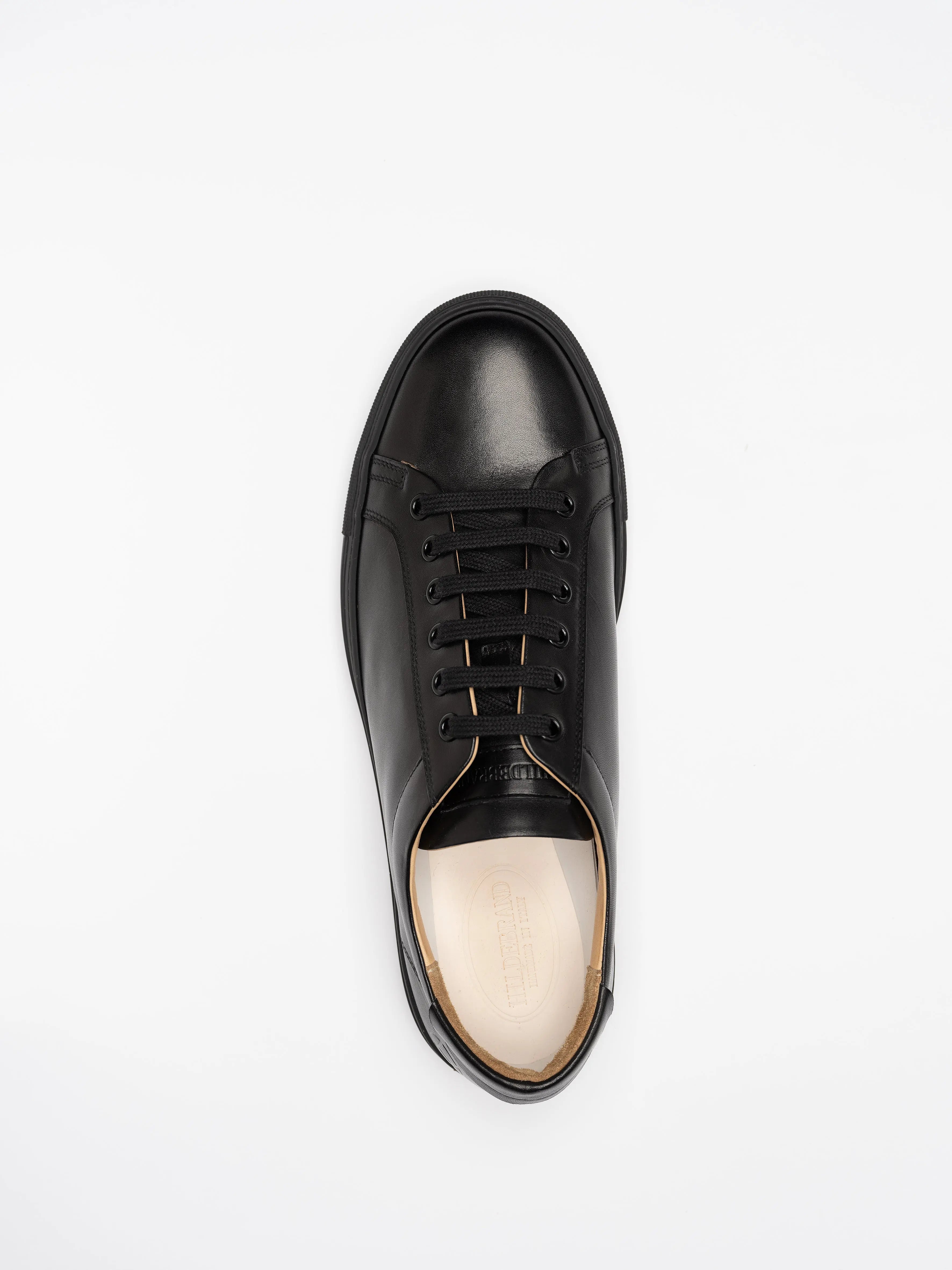 Men Thor Black Vitello Low Sneaker Hildebrand-swe