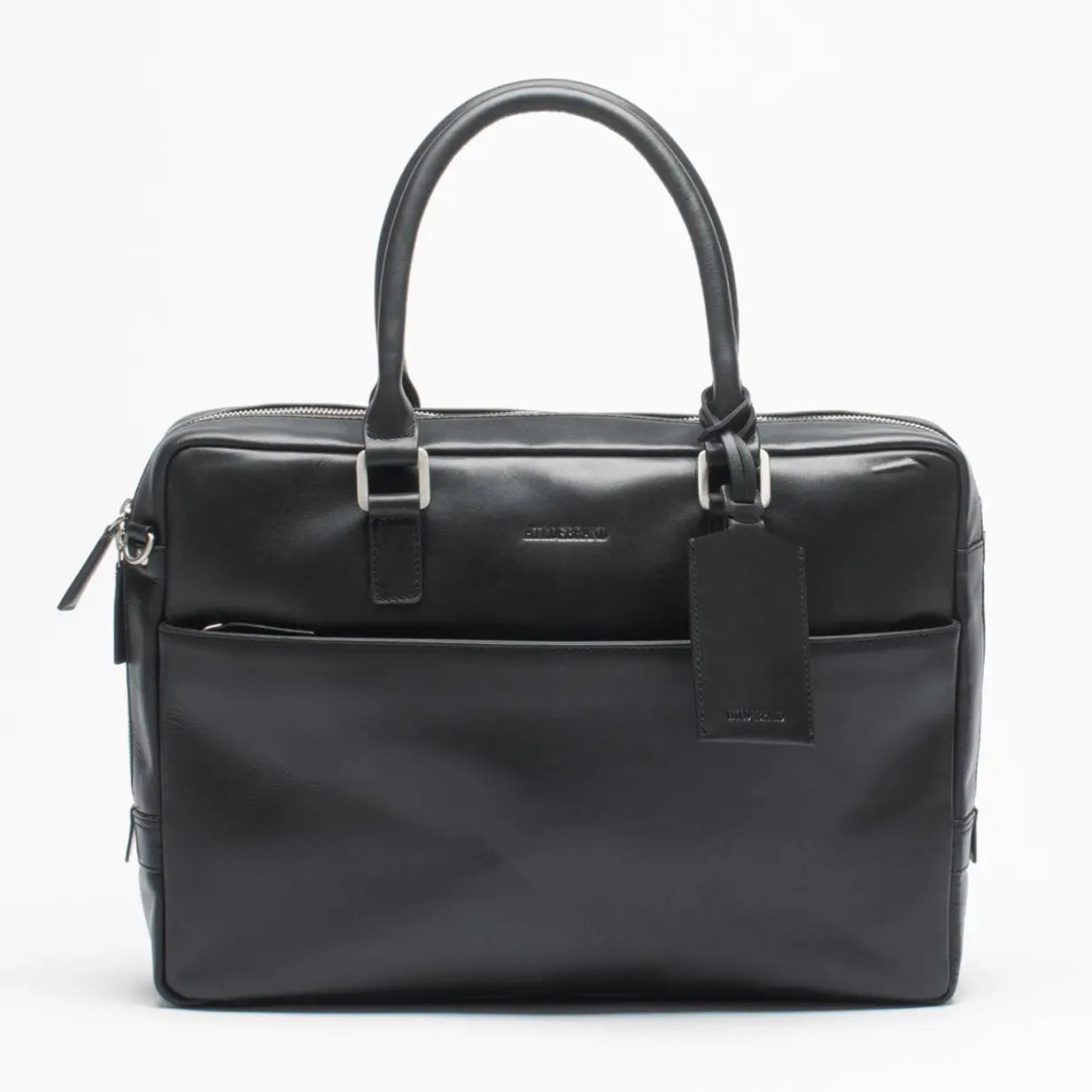 Leather Briefcase Black Hildebrand-swe