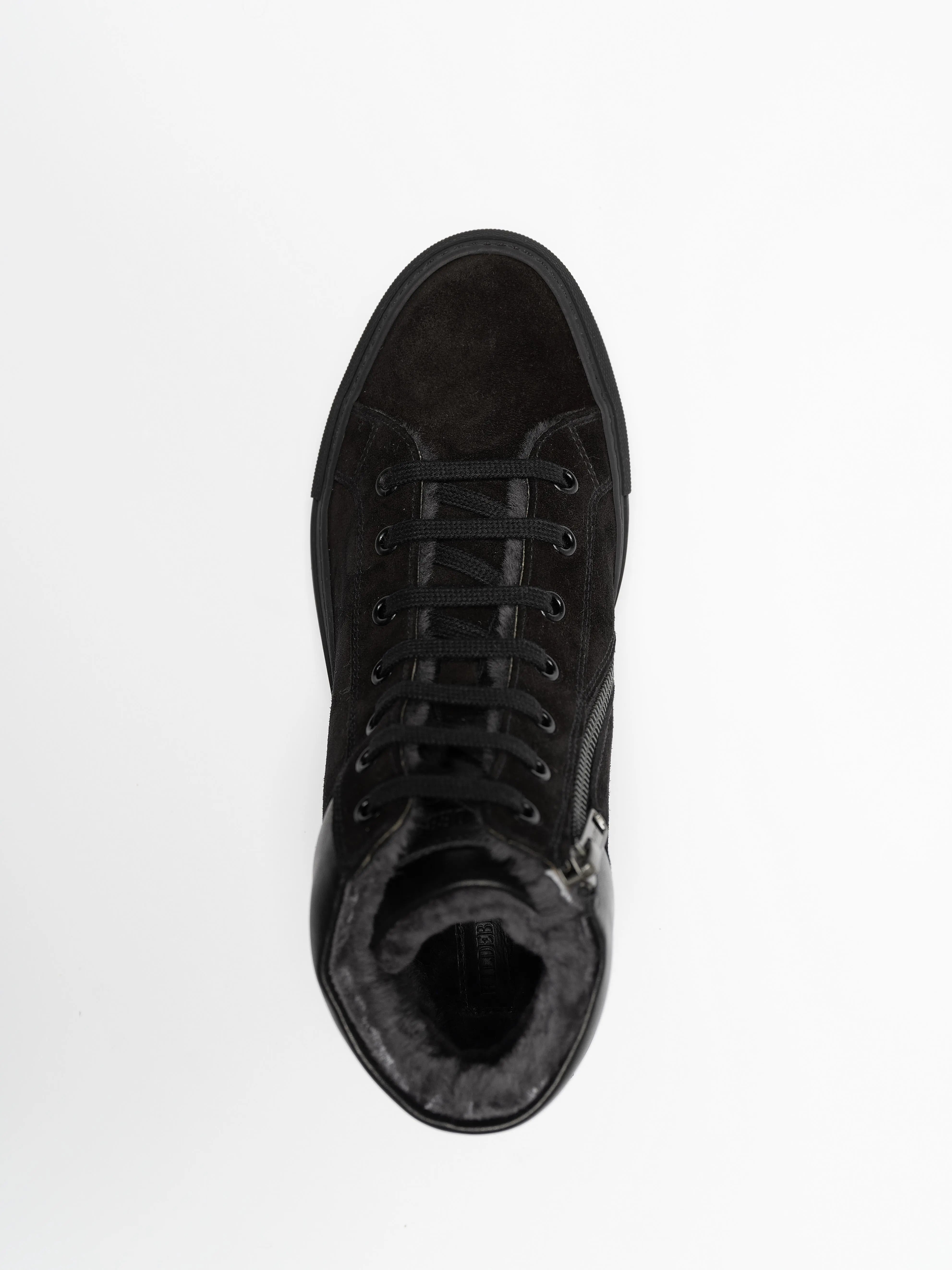 Women Drake Fur Black High Sneaker Hildebrand-swe
