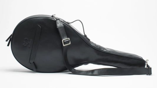 Luxury Leather Tennis Case Black Hildebrand-swe