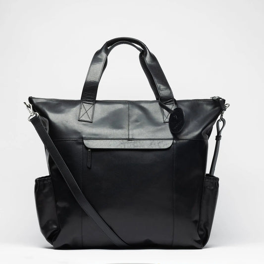 Leather Tote Bag Black Hildebrand-swe