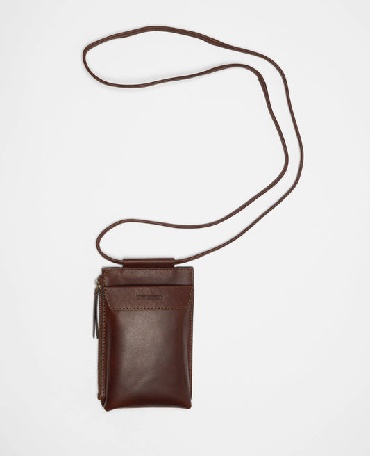 Mobile Phone Bag Dark Cognac Hildebrand-swe