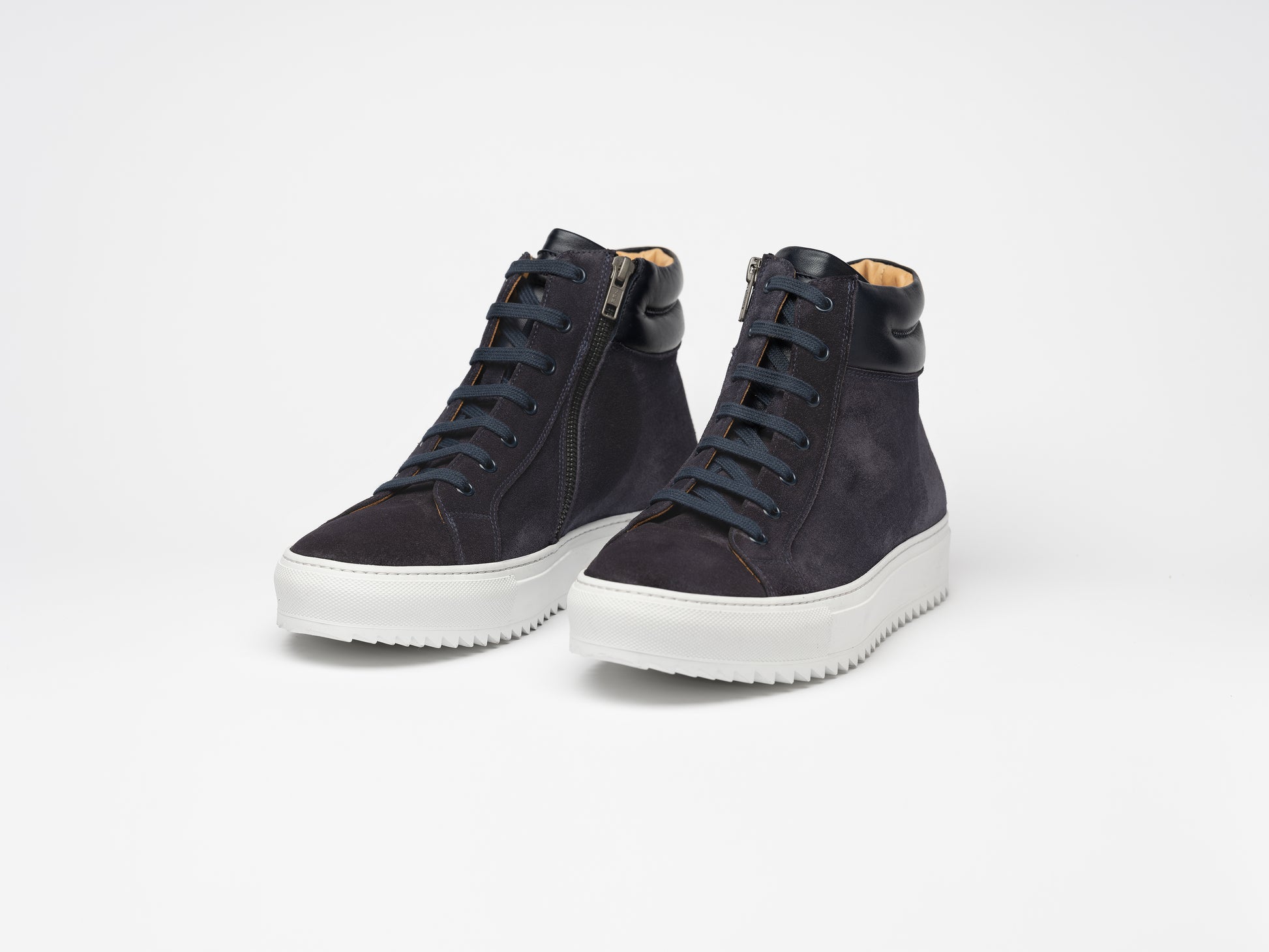 Damen Drake Blau Hohe Sneaker