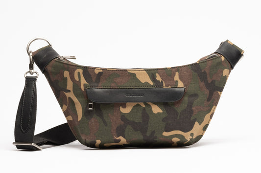 Gürteltasche aus Canvas, Camouflage