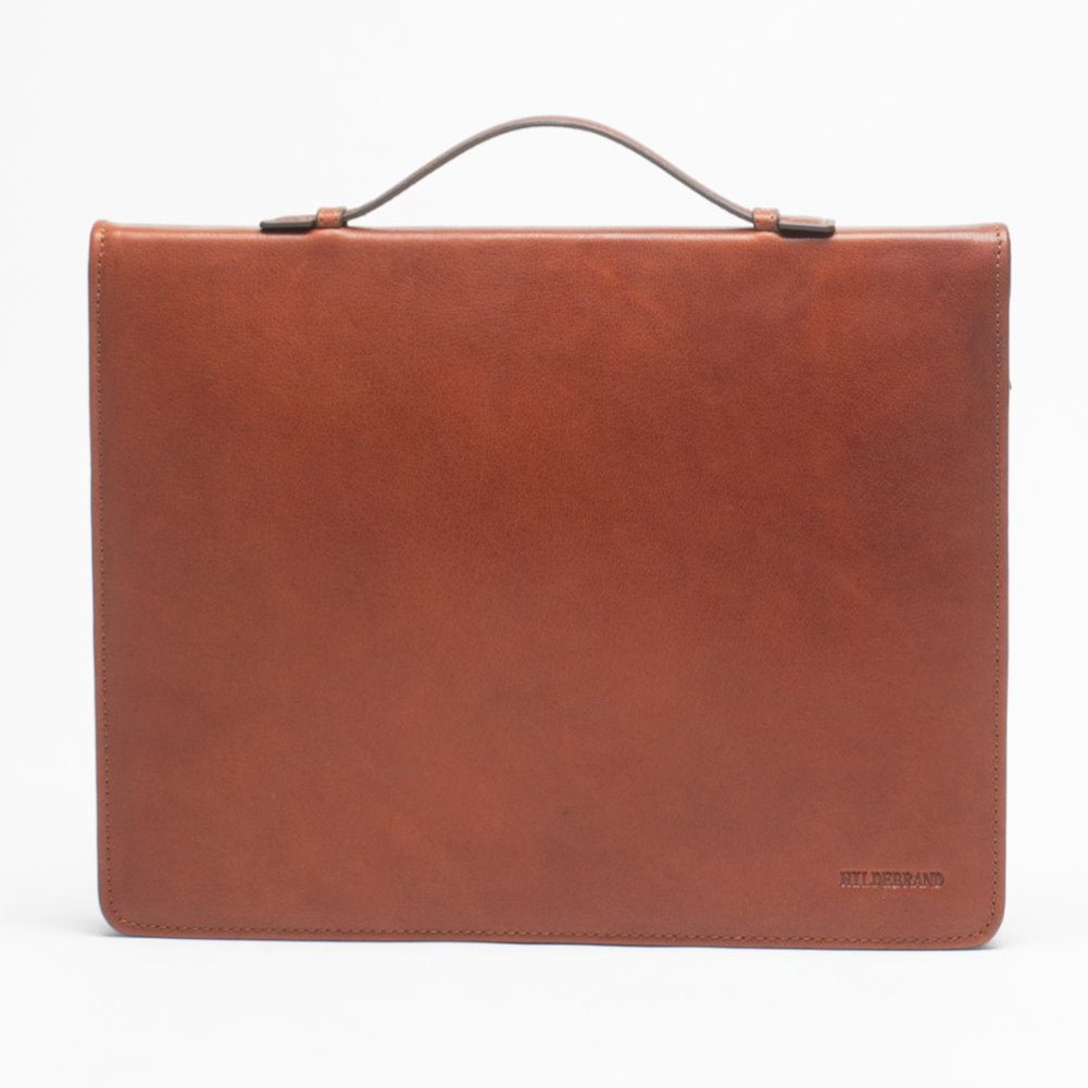 Leder-Dokumentenhalter Cognac 14'