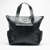 Leather Tennis Tote Bag Black