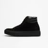 Damen Drake Fur Schwarz Hohe Sneaker