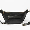 Läder Bum Bag Black Croco