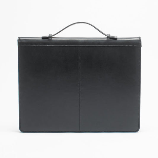 Leather Document Holder Black 14'