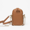 Nova Small Leather Handbag, Tan and Gold Hildebrand-swe