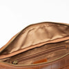 Leather Bum Bag Cognac Croco Hildebrand-swe