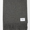 Dark Grey Cashmere Woven Scarf Medium Hildebrand-swe