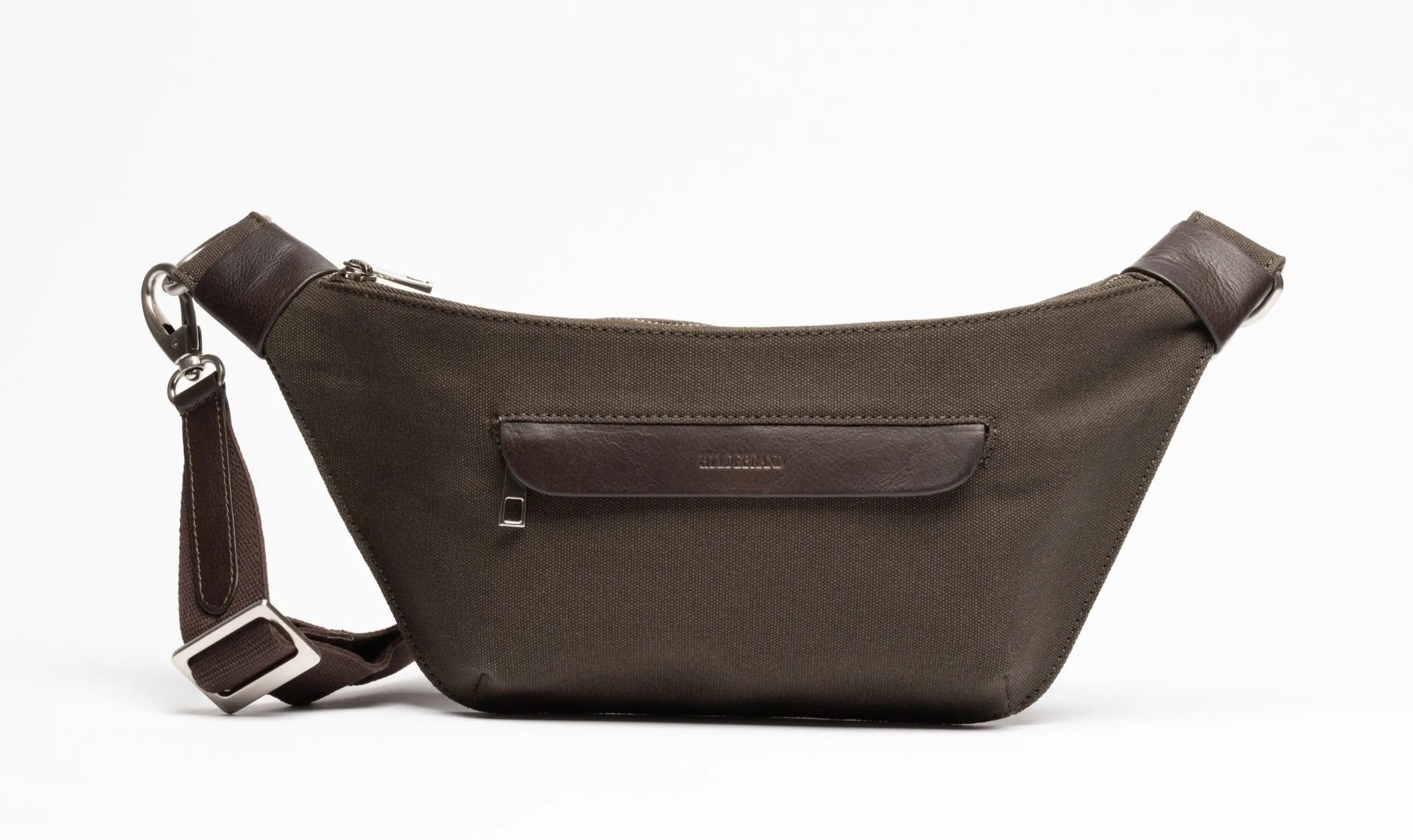 Canvas Bum Bag, Olive Green Hildebrand-swe