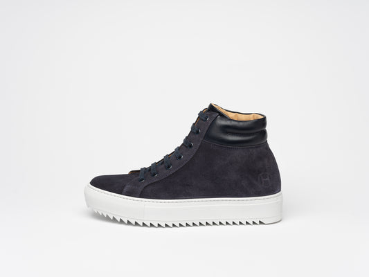 Women Drake Blue High Sneaker