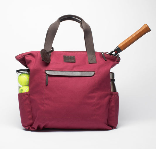 Tennis Tote Burgundy