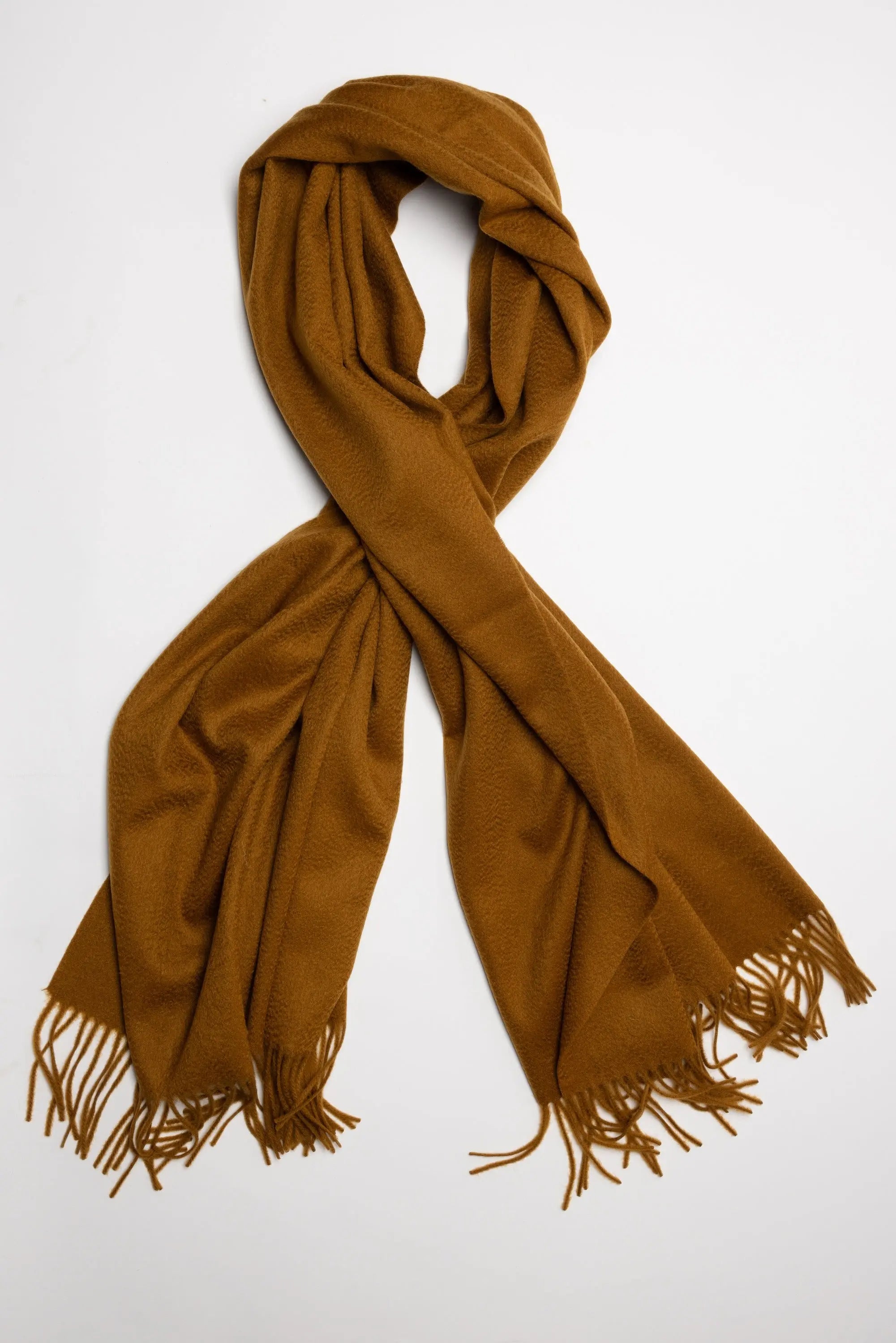 Camel Cashmere Woven Scarf Large Hildebrand-swe