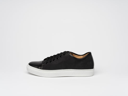 Damen Sneaker mit Blumenmuster, Schwarz