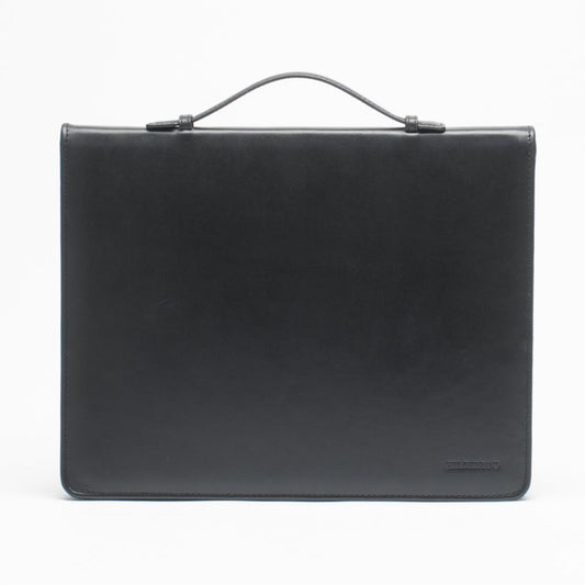 Leather Document Holder Black 14'