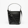 Women's Small Leather Tote Black Croco Hildebrand-swe
