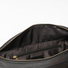 Leather Bum Bag Black Croco