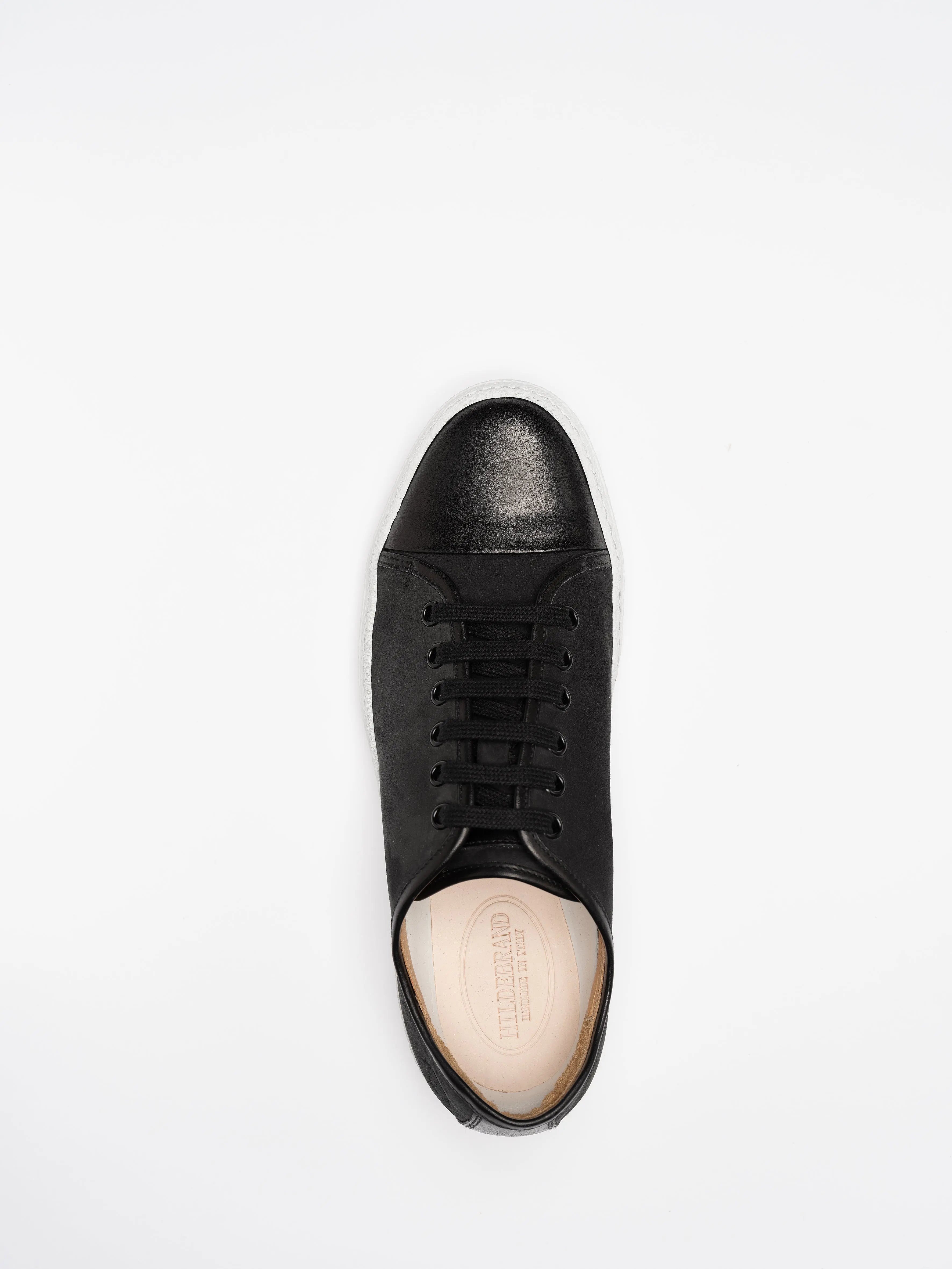 Women Flower Black Low Sneaker Hildebrand-swe