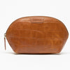 Beauty Bag Cognac Croco Hildebrand-swe