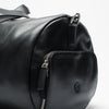 Leather Weekend Duffel Bag Black