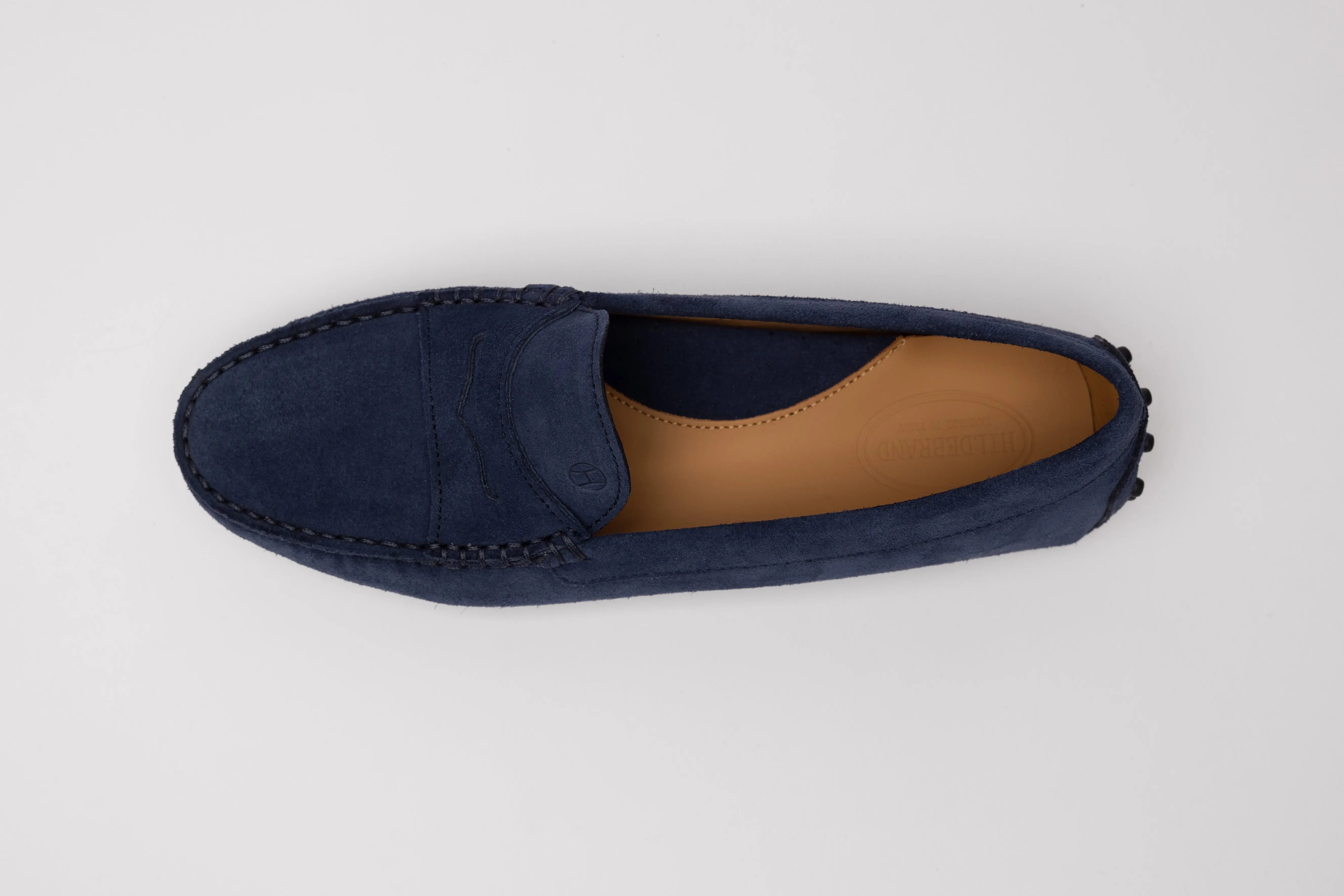 Alva Driver Shoe Blue Suede Hildebrand-swe