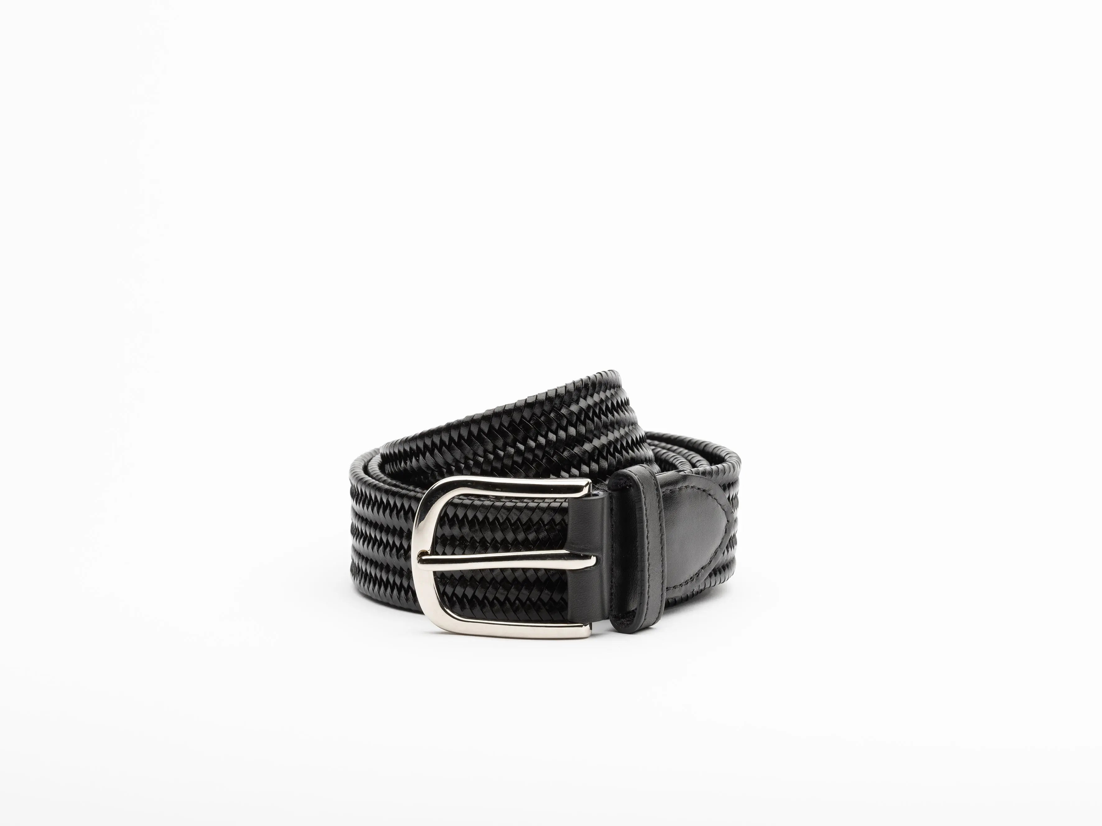 Black Leather Belt Hildebrand-swe