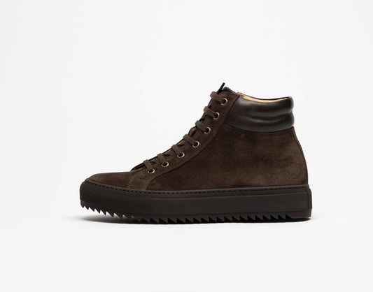 Men Drake Brown High Sneaker