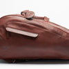 Leather Padel Bag Cognac