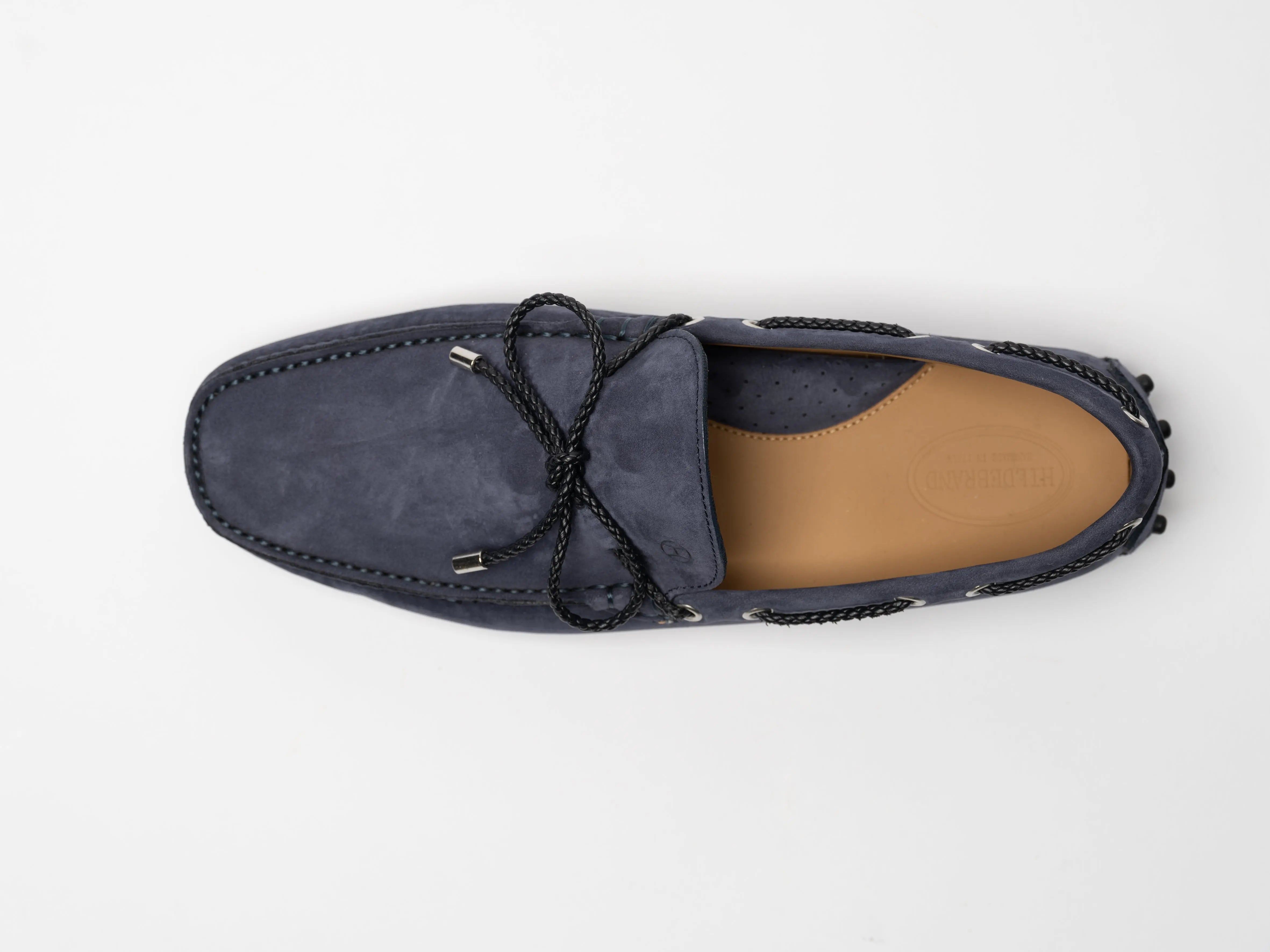Balder Driver Shoe Blue Nabuk Hildebrand-swe