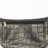 Läder Bum Bag Black Croco