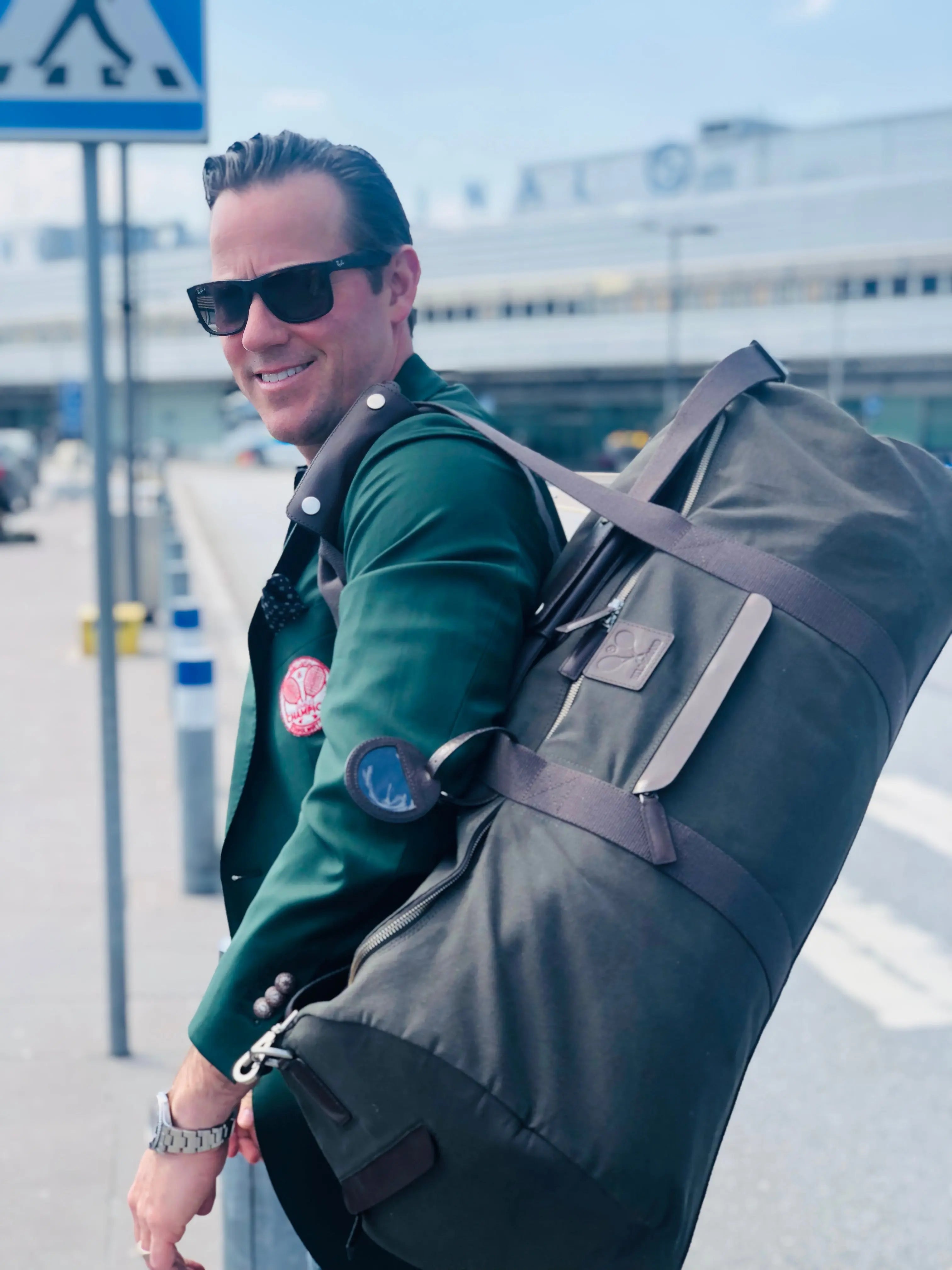 Tennis Duffle Bag Green Hildebrand-swe