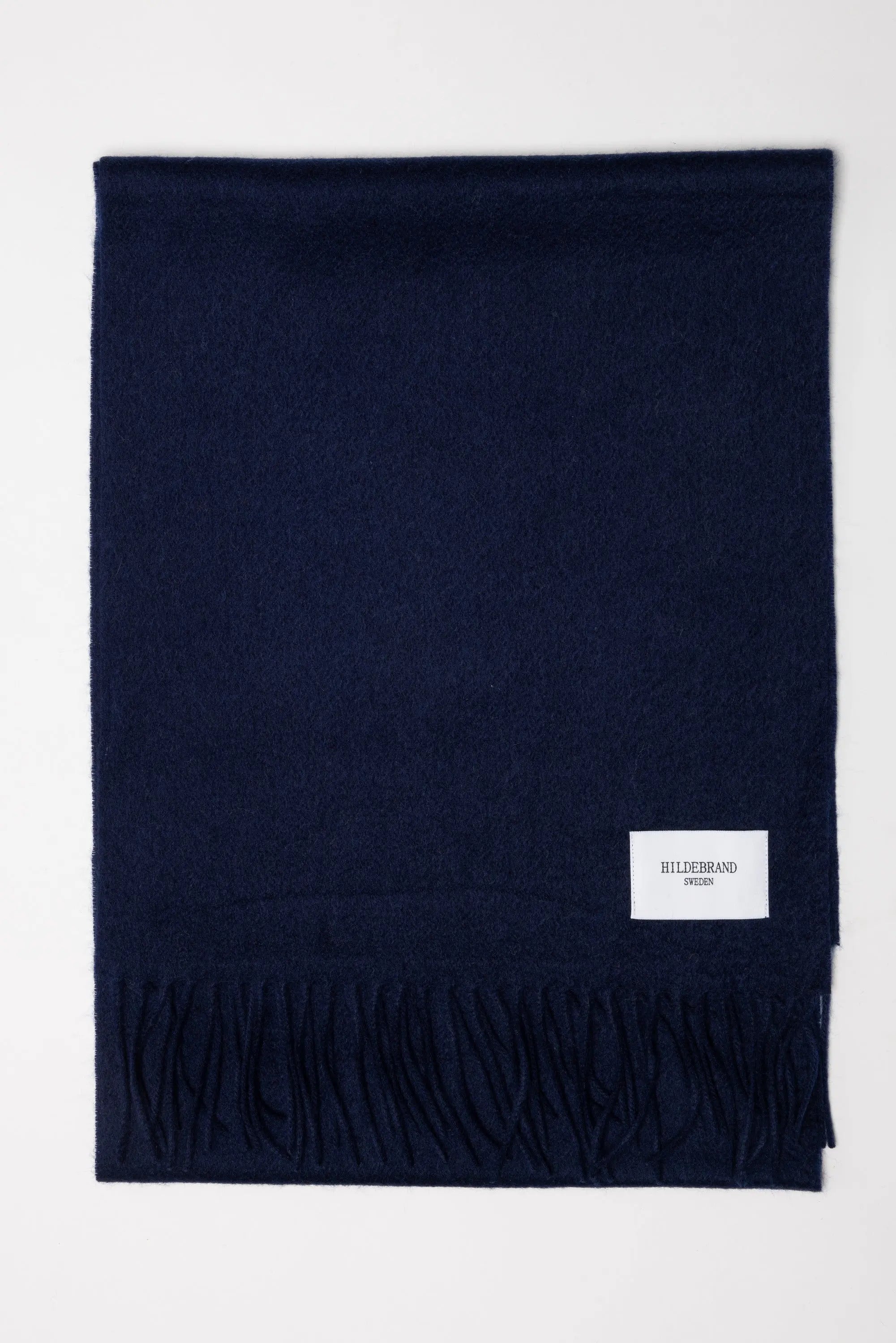 Blue Cashmere Woven Scarf Medium Hildebrand-swe