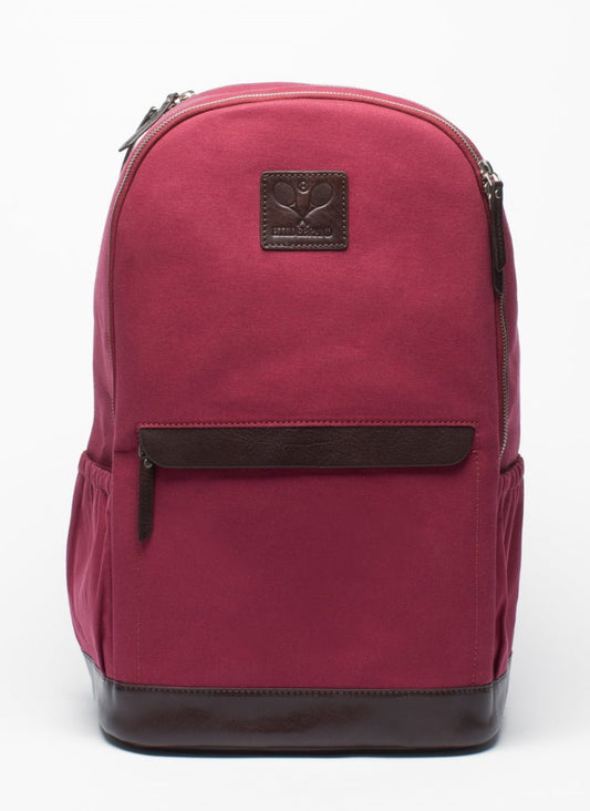 Tennis Back Pack Burgundy