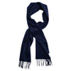Blue Cashmere Woven Scarf Medium Hildebrand-swe