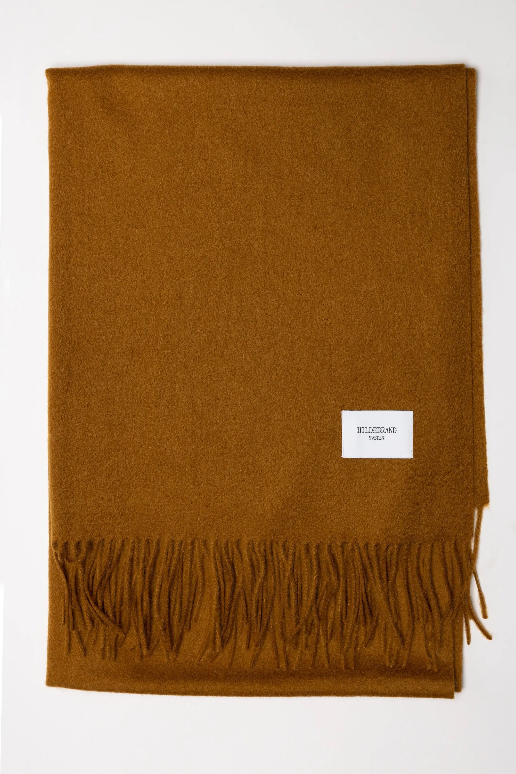 Camel Cashmere Woven Scarf Large Hildebrand-swe