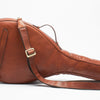 Luxury Leather Tennis Case Cognac