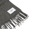 Dark Grey Cashmere Woven Scarf Medium Hildebrand-swe
