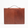 Leather Document Holder Cognac 14'