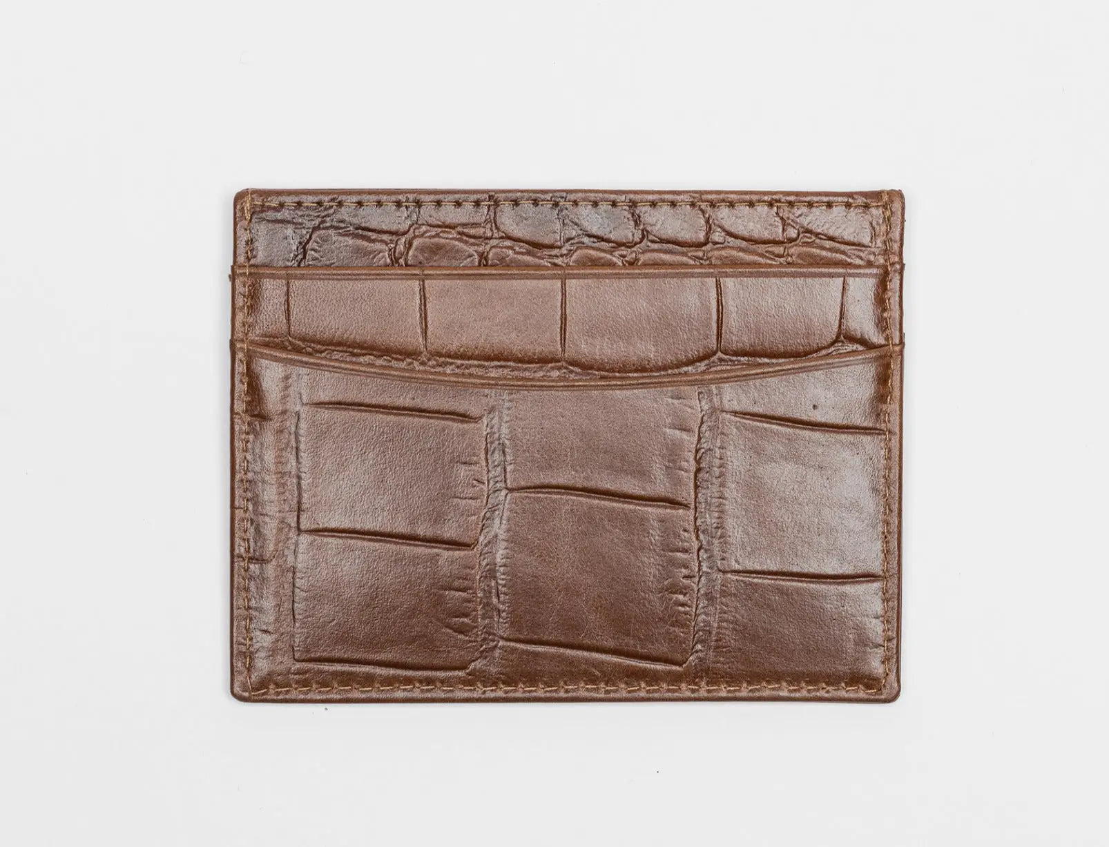 Card Holder Cognac Croco Hildebrand-swe