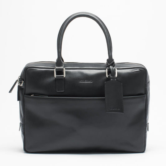 Leather Briefcase Black