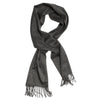 Dark Grey Cashmere Woven Scarf Medium Hildebrand-swe