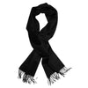 Black Cashmere Woven Scarf Medium Hildebrand-swe