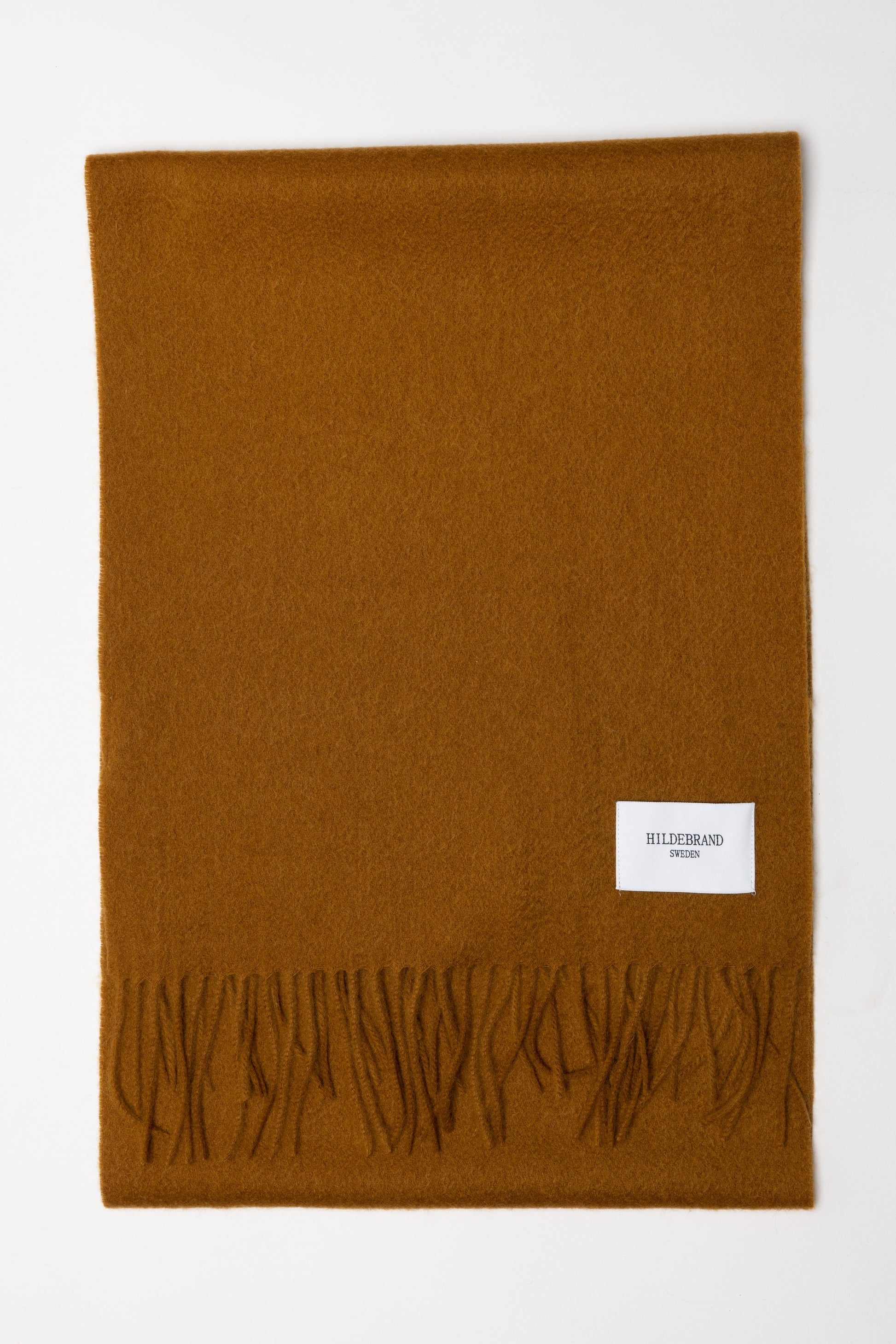 Camel Cashmere Woven Scarf Medium