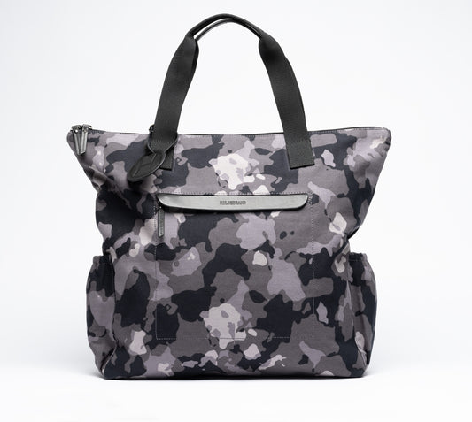 Tote Bag Grey Camouflage